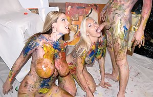 Big Tits Body Paint Porn Pictures